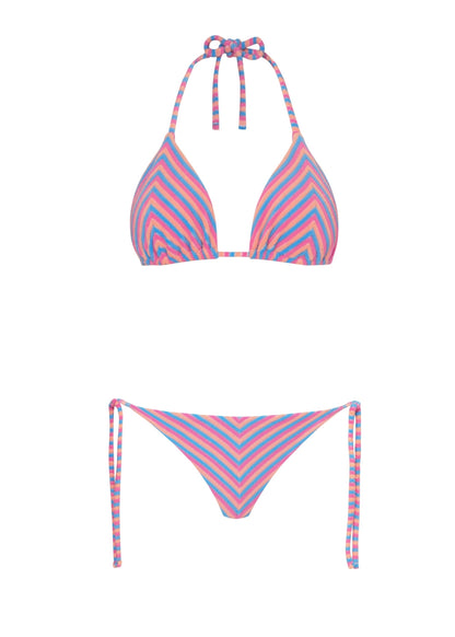 BIKINI RAYADO COLORES PASTEL