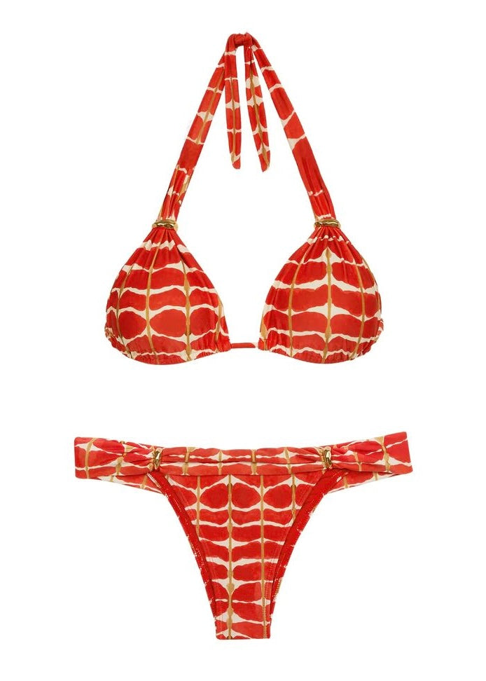 BIKINI ROJO CON DETALLES